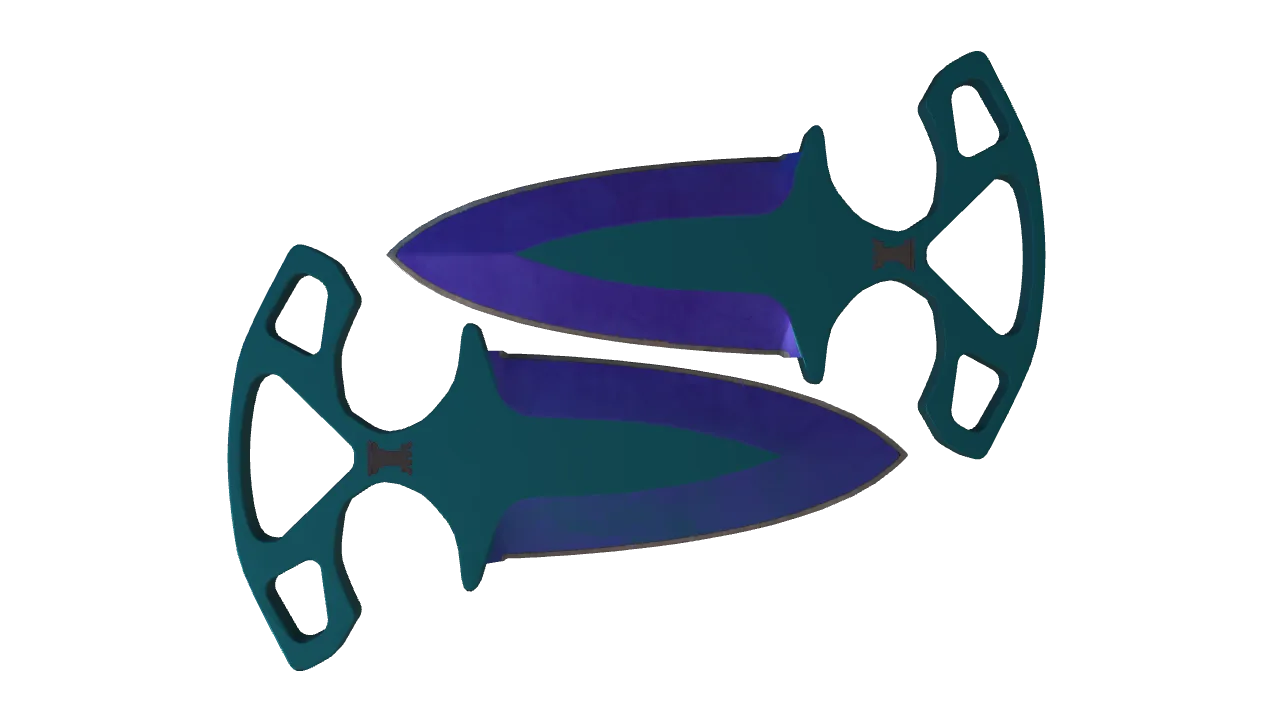 Shadow Daggers | Doppler (Sapphire) seed #792, back