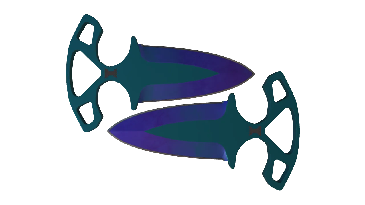 Shadow Daggers | Doppler (Sapphire) seed #804, front