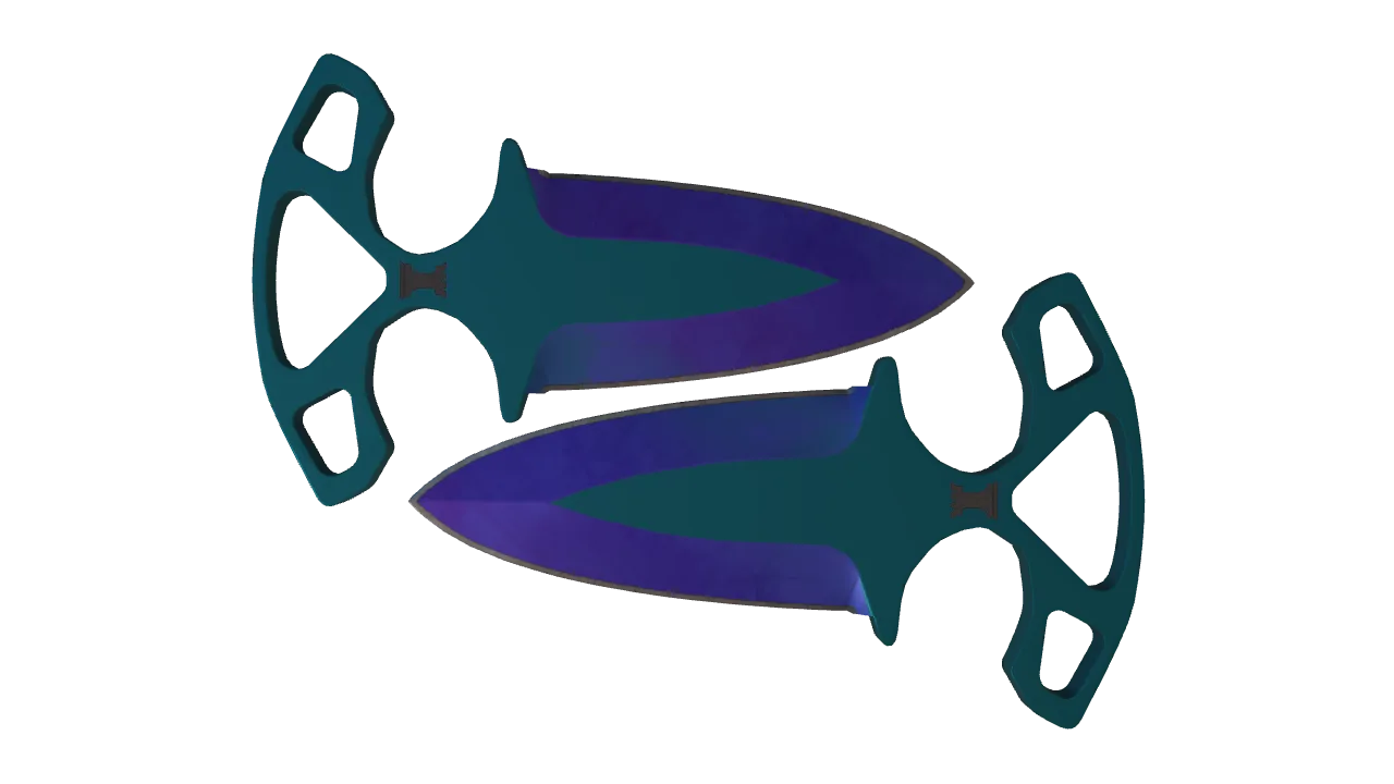 Shadow Daggers | Doppler (Sapphire) seed #810, front