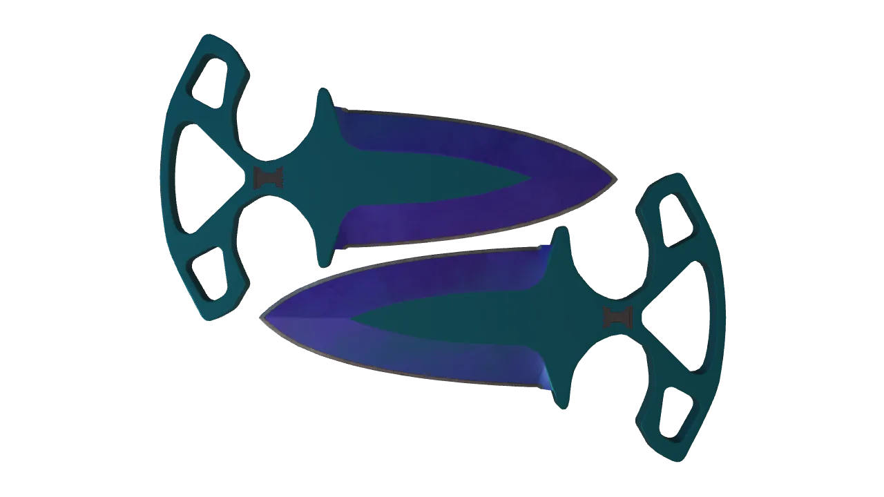 Shadow Daggers | Doppler (Sapphire) seed #824, front