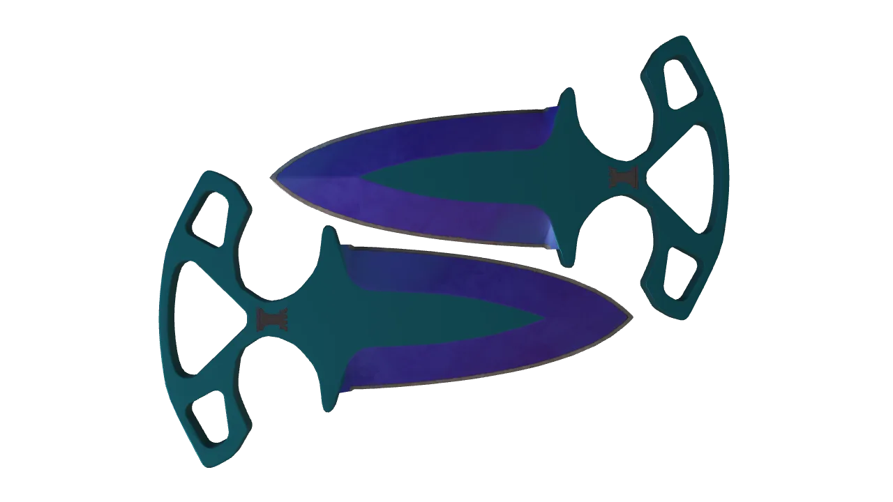 Shadow Daggers | Doppler (Sapphire) seed #839, back