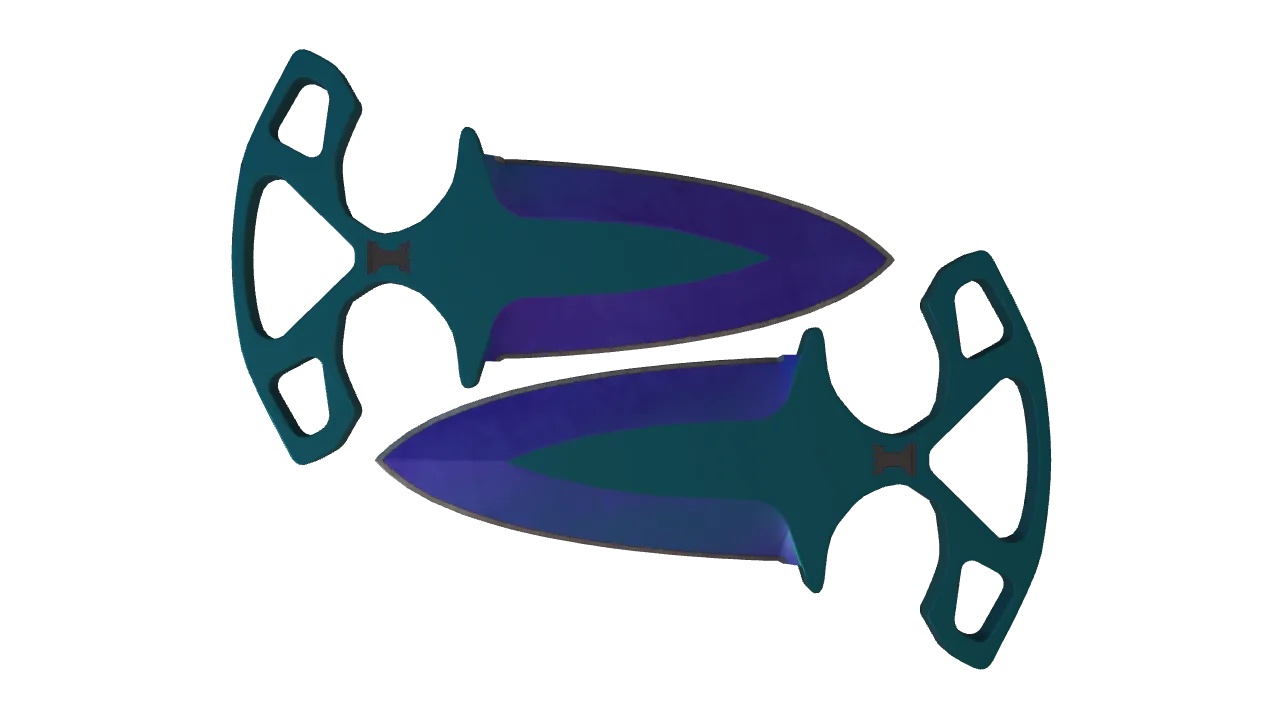Shadow Daggers | Doppler (Sapphire) seed #862, front
