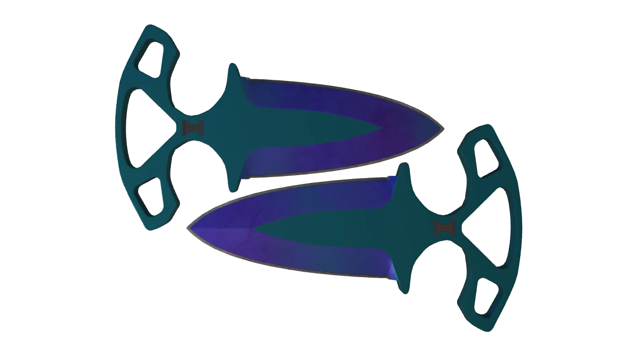 Shadow Daggers | Doppler (Sapphire) seed #864, front