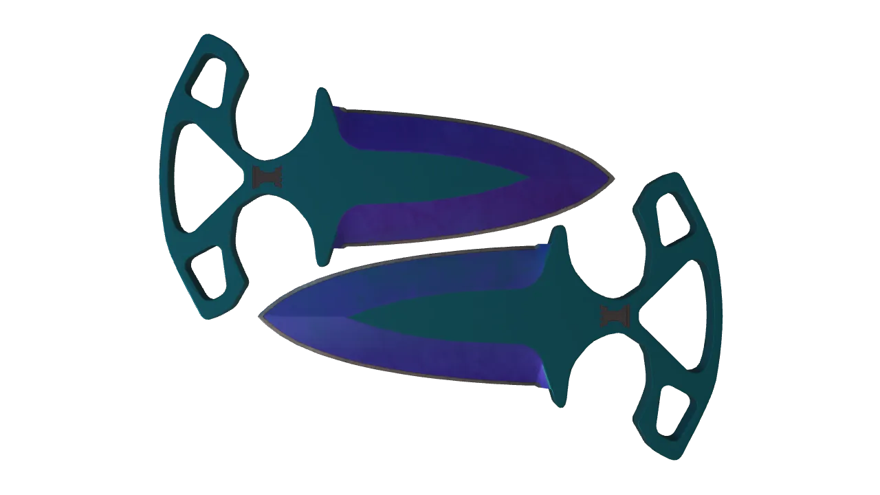 Shadow Daggers | Doppler (Sapphire) seed #87, front