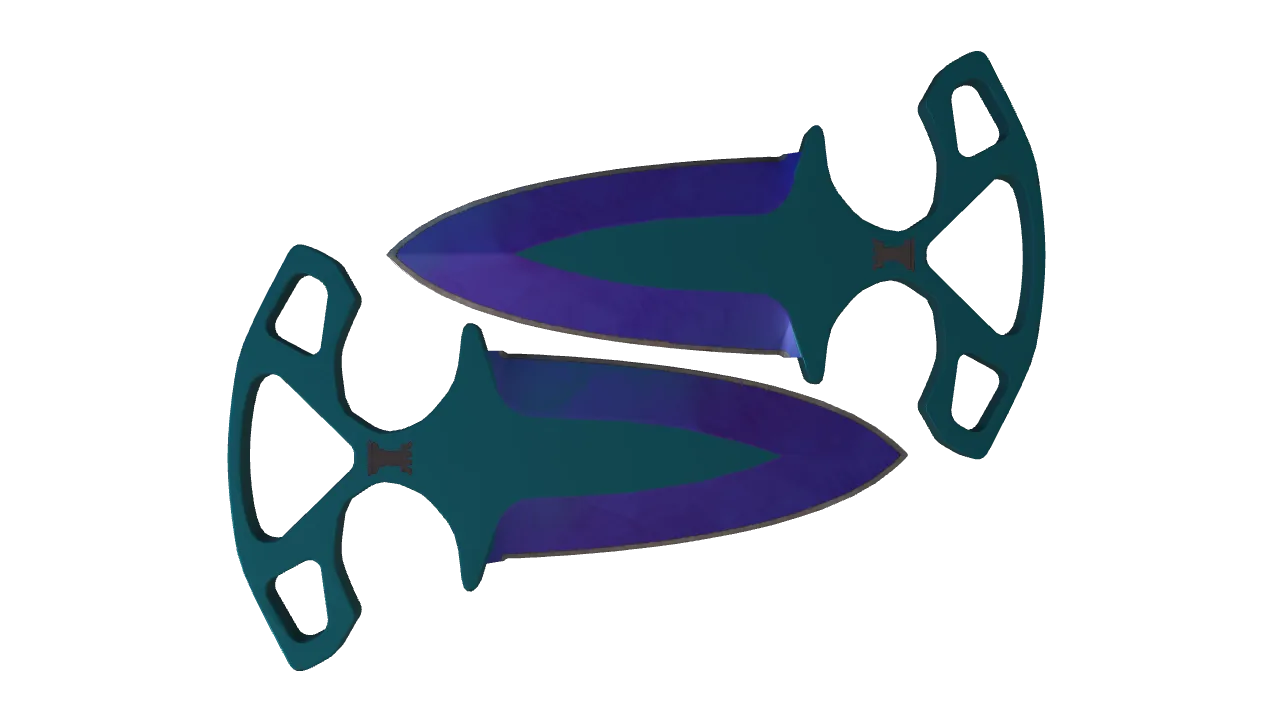 Shadow Daggers | Doppler (Sapphire) seed #891, back