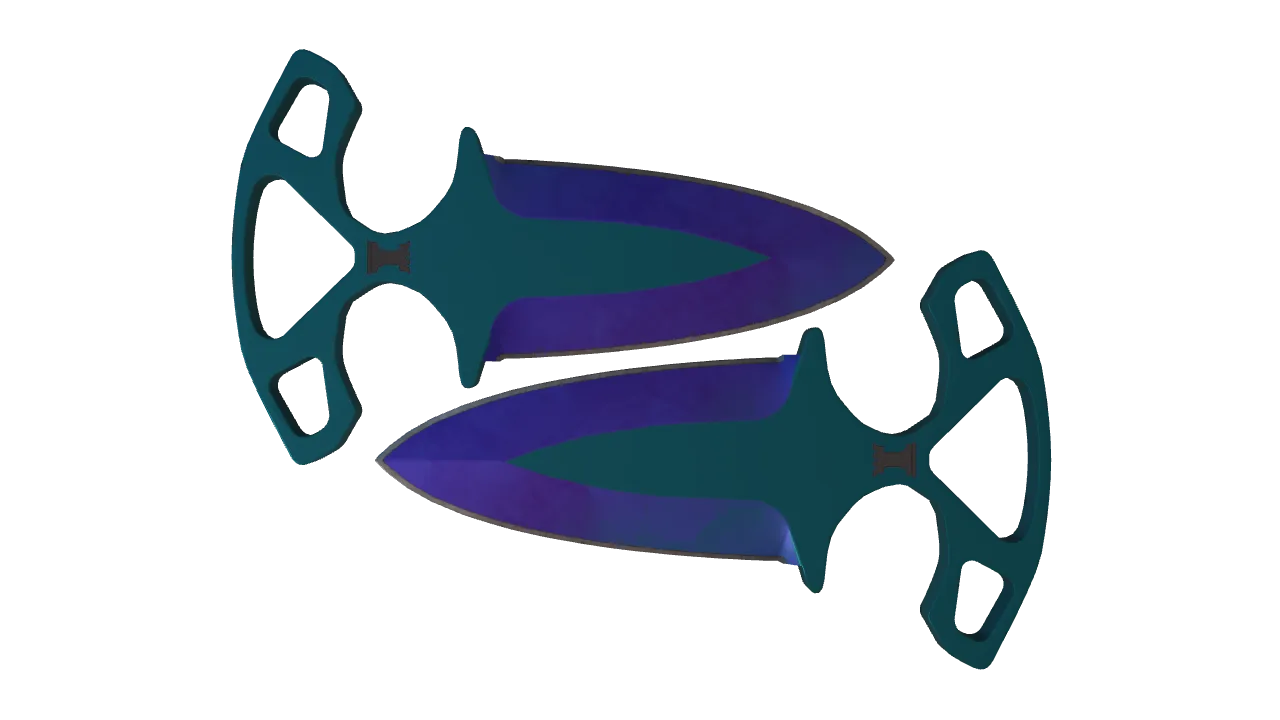 Shadow Daggers | Doppler (Sapphire) seed #891, front