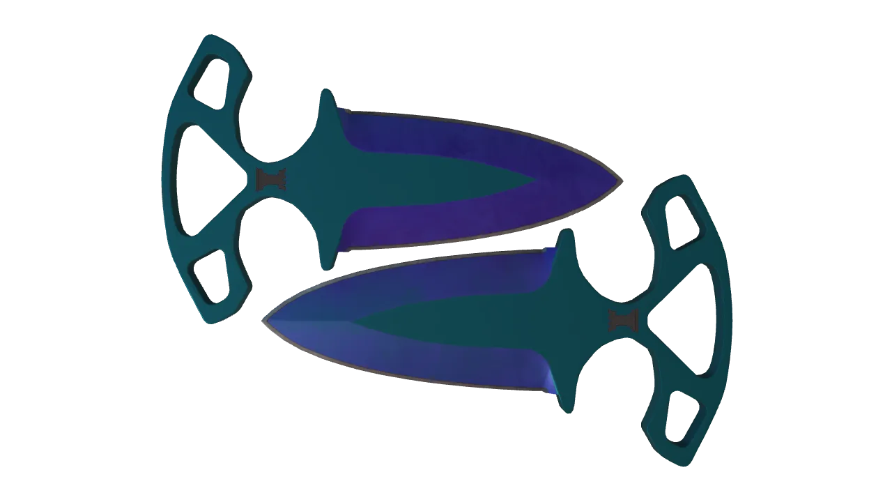Shadow Daggers | Doppler (Sapphire) seed #911, front