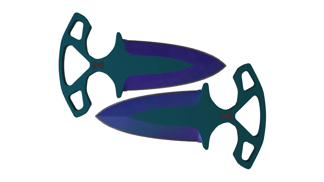 Shadow Daggers | Doppler (Sapphire) seed #927, front