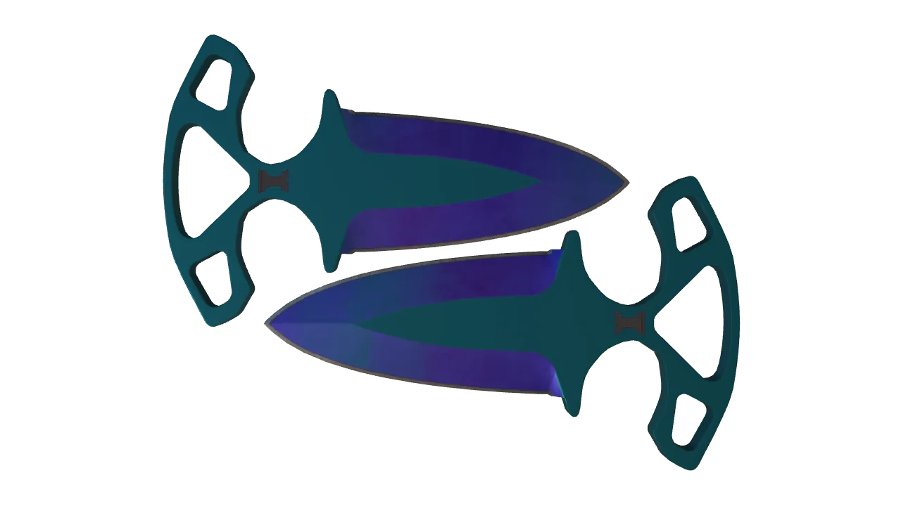 Shadow Daggers | Doppler (Sapphire) seed #96, front