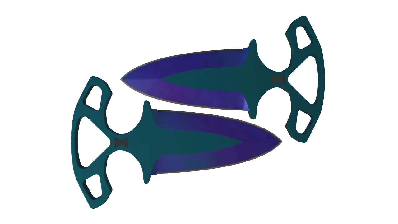 Shadow Daggers | Doppler (Sapphire) seed #97, back