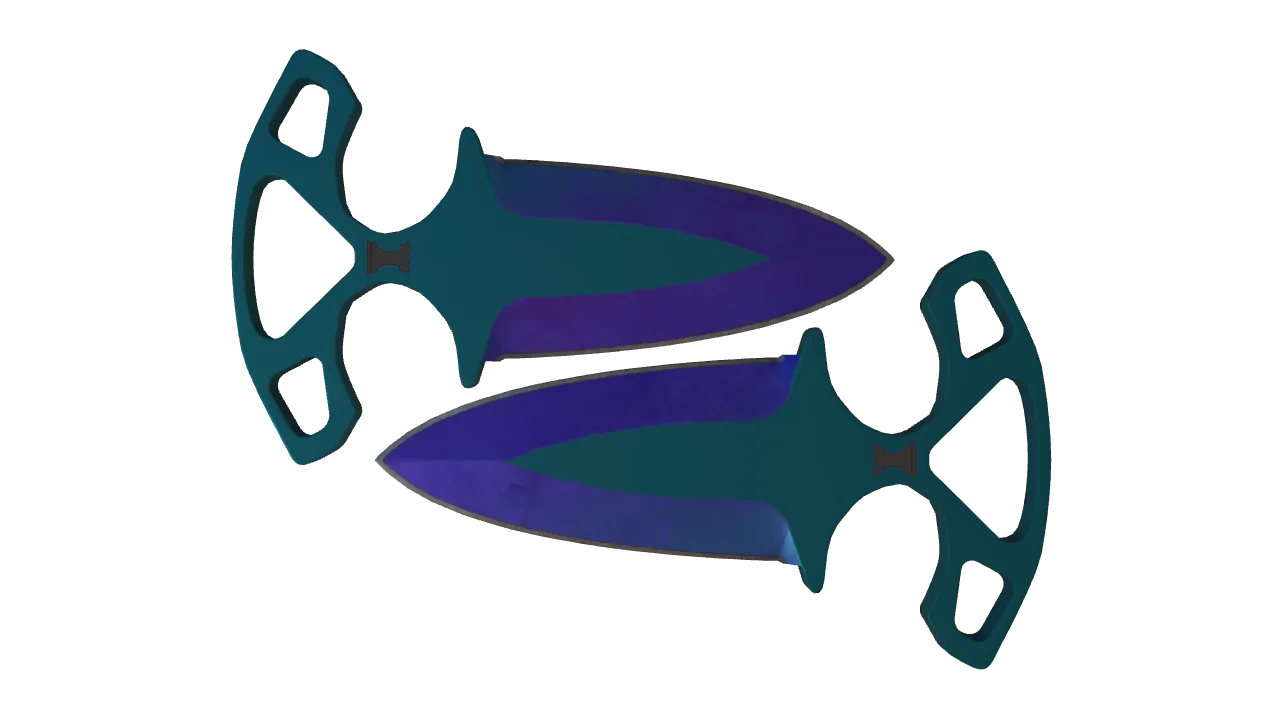Shadow Daggers | Doppler (Sapphire) seed #983, front