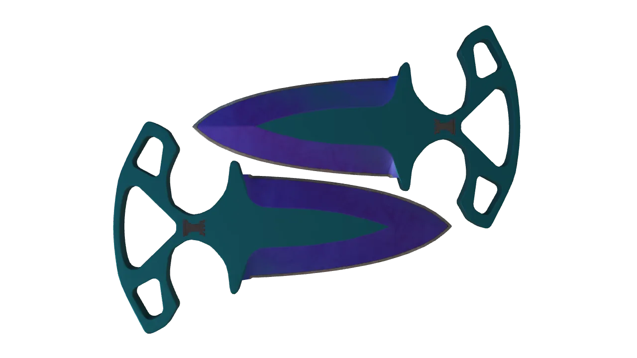 Shadow Daggers | Doppler (Sapphire) seed #997, back