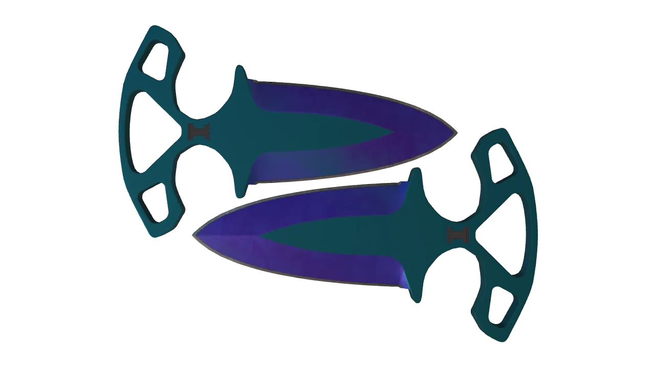 Shadow Daggers | Doppler (Sapphire) seed #997, front