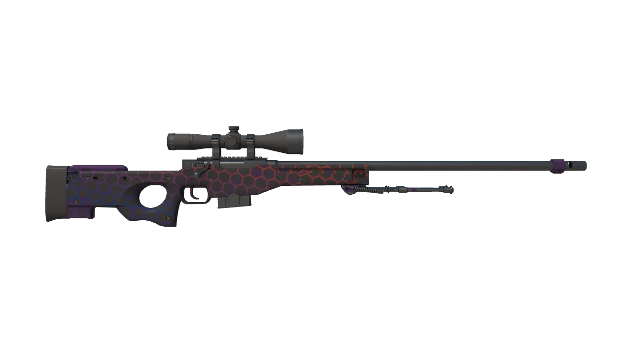AWP | Electric Hive seed #117, back