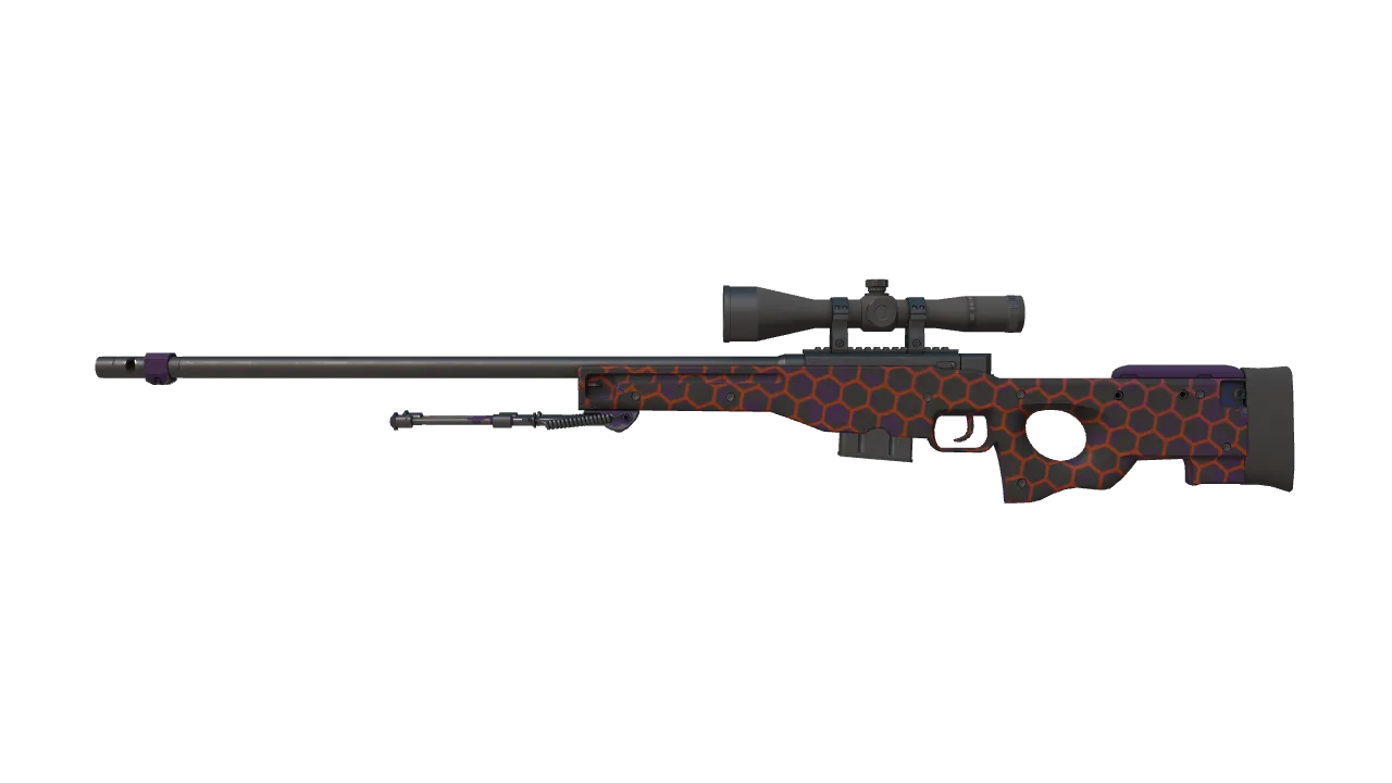 AWP | Electric Hive seed #117, front