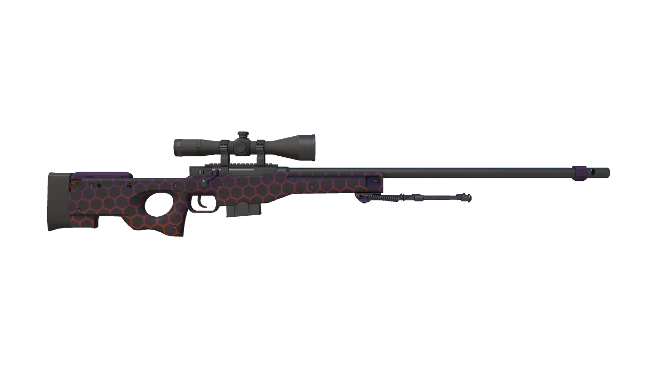 AWP | Electric Hive seed #138, back