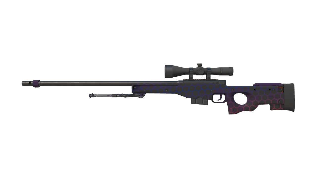AWP | Electric Hive seed #138, front
