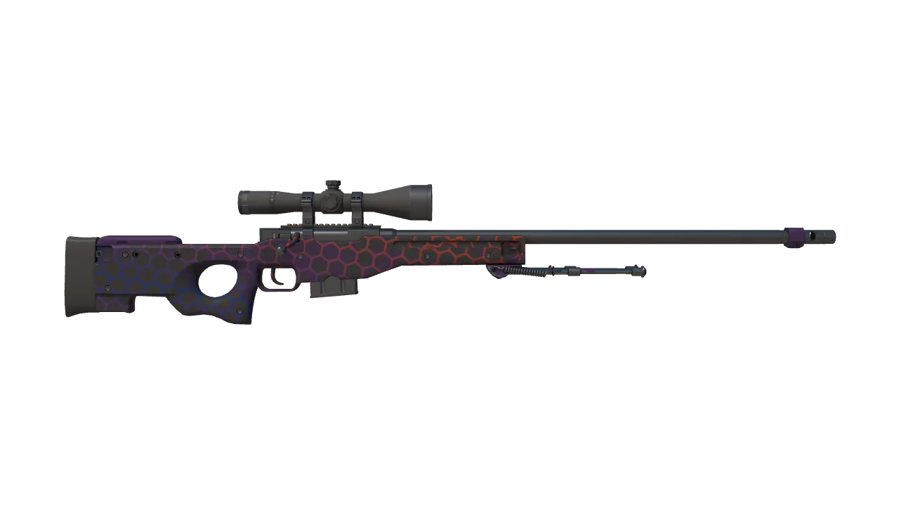 AWP | Electric Hive seed #143, back