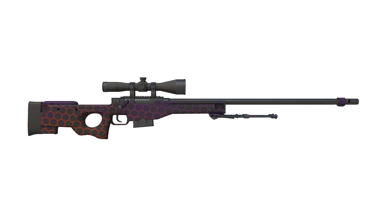 AWP | Electric Hive seed #23, back