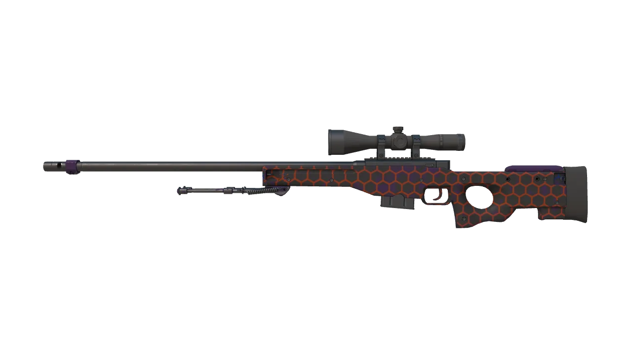 AWP | Electric Hive seed #253, front