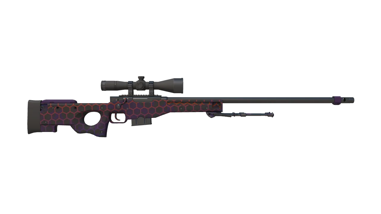 AWP | Electric Hive seed #354, back