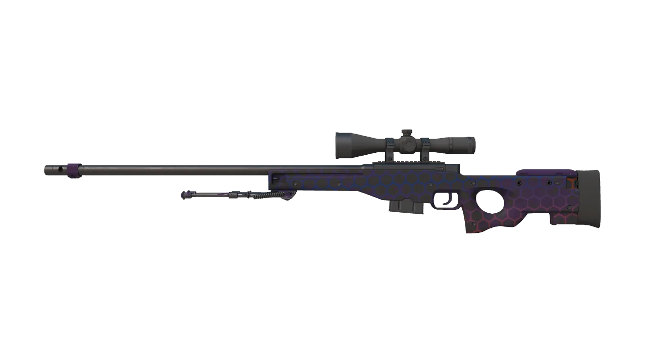 AWP | Electric Hive seed #385, front