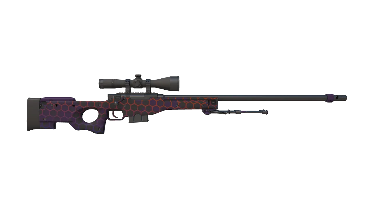 AWP | Electric Hive seed #42, back
