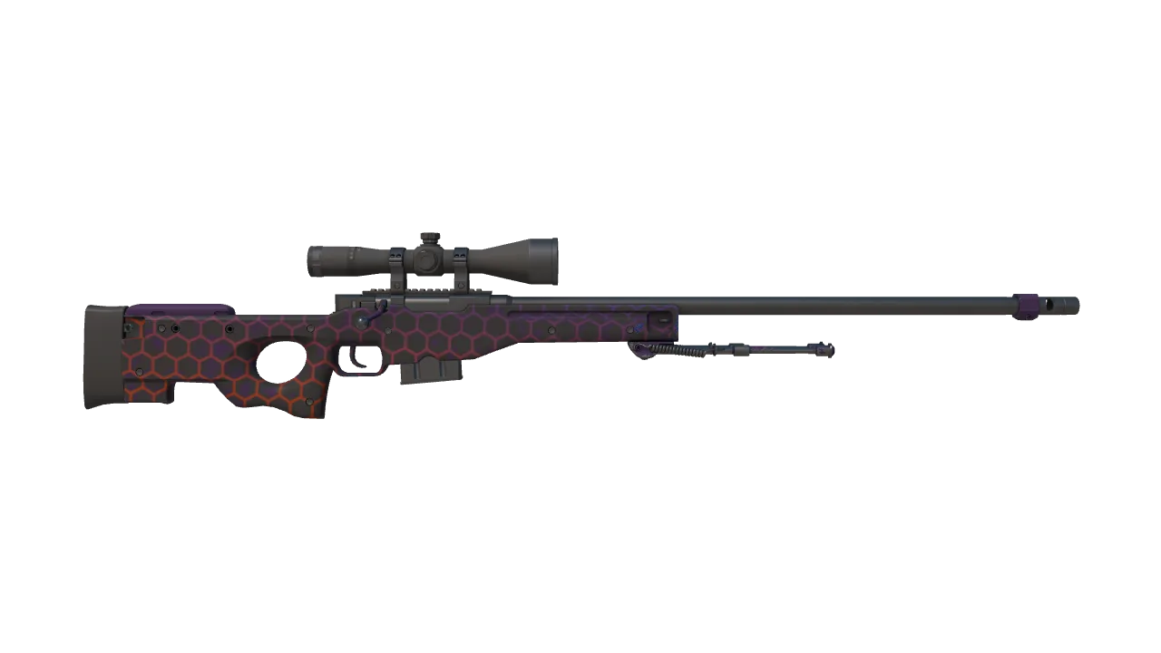 AWP | Electric Hive seed #436, back