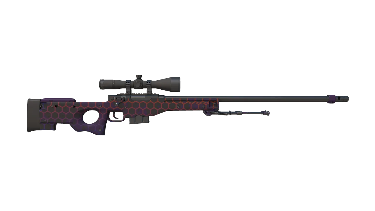 AWP | Electric Hive seed #611, back