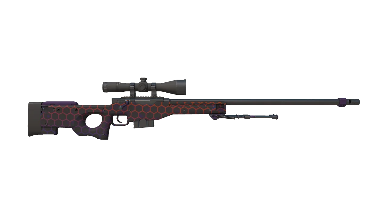 AWP | Electric Hive seed #697, back