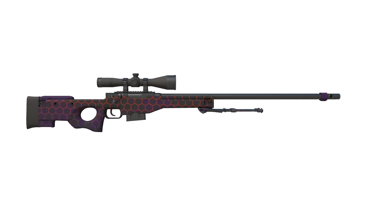 AWP | Electric Hive seed #767, back