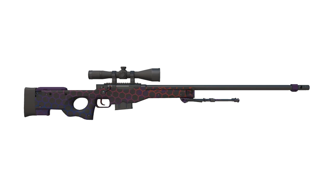 AWP | Electric Hive seed #835, back