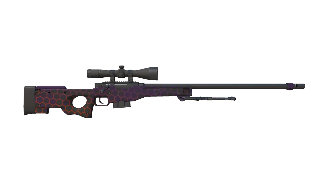 AWP | Electric Hive seed #851, back