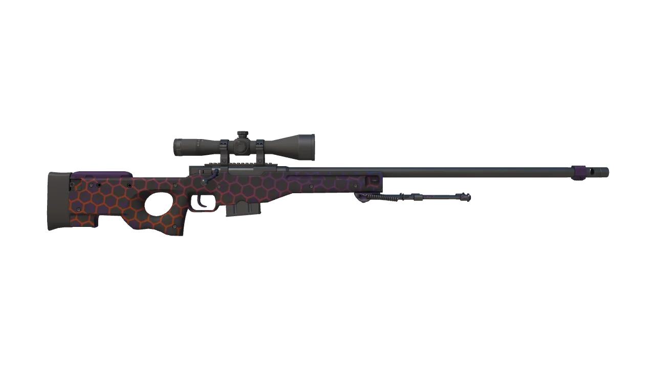 AWP | Electric Hive seed #853, back