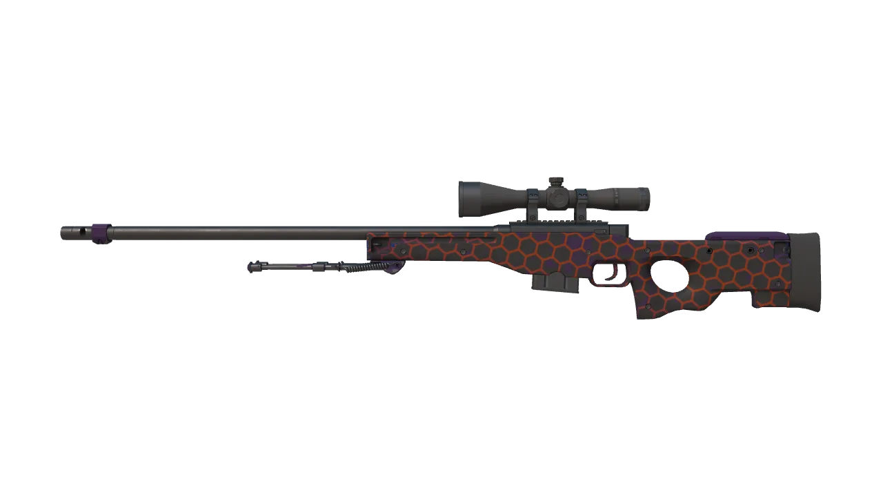AWP | Electric Hive seed #96, front