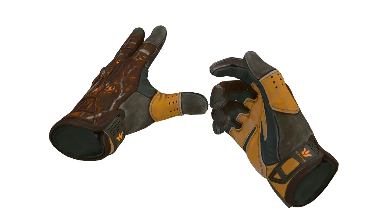 ★ Sport Gloves | Big Game (Battle-Scarred) — Dust II light, front