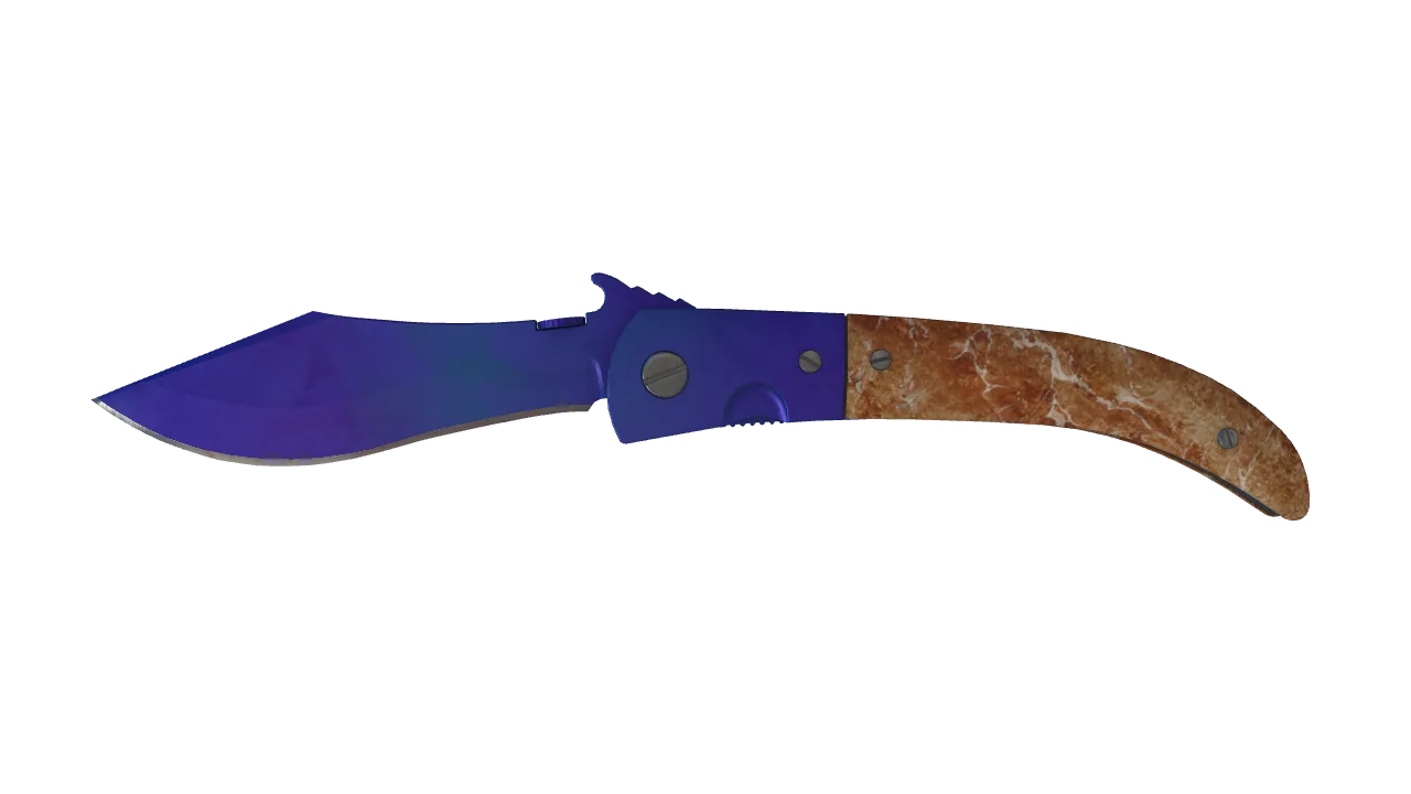 StatTrak™ ★ Navaja Knife | Doppler (Sapphire) (Factory New) — Dust II light, front