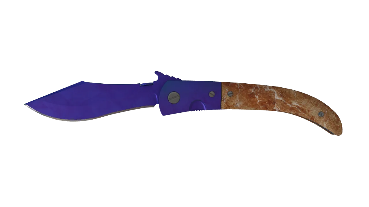 Navaja Knife | Doppler (Sapphire) seed #107, front