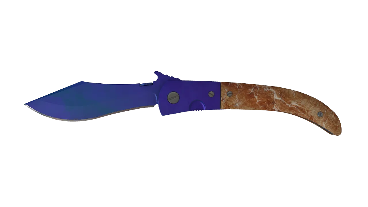 Navaja Knife | Doppler (Sapphire) seed #14, front