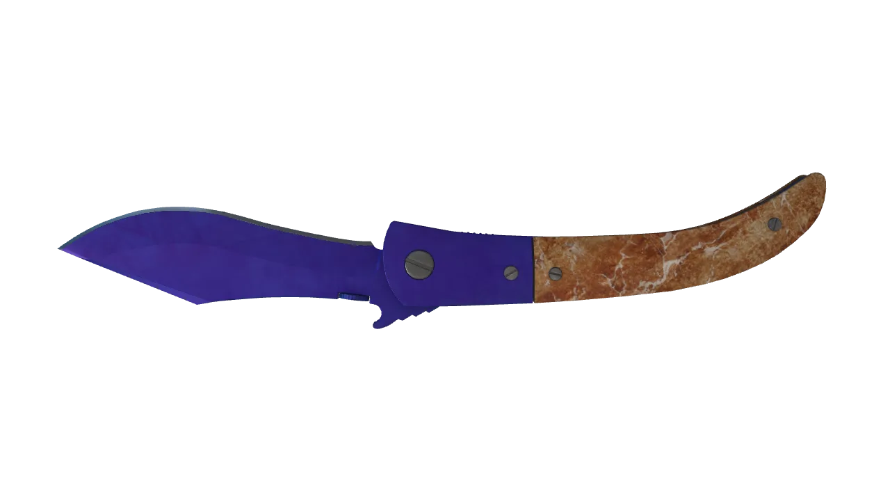 Navaja Knife | Doppler (Sapphire) seed #147, back