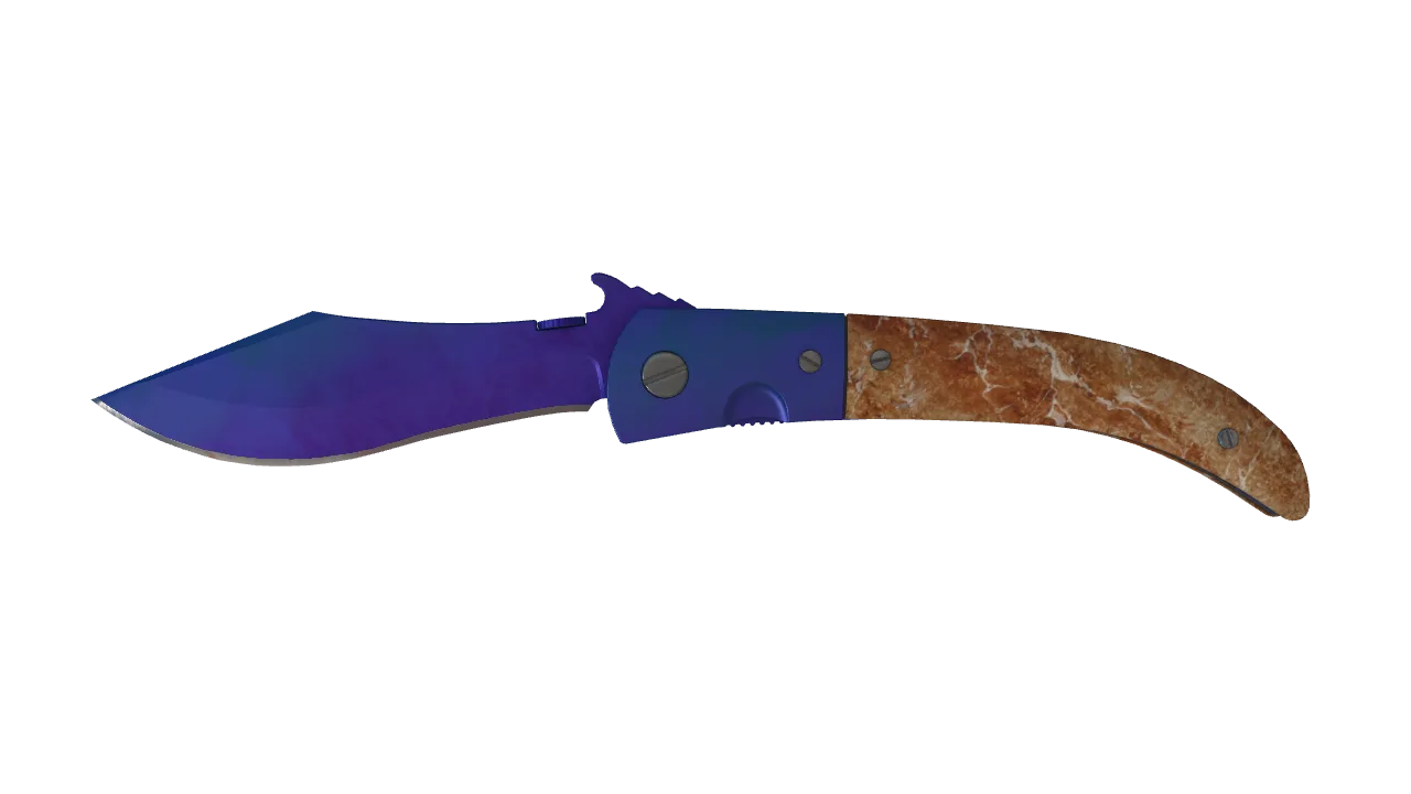Navaja Knife | Doppler (Sapphire) seed #147, front