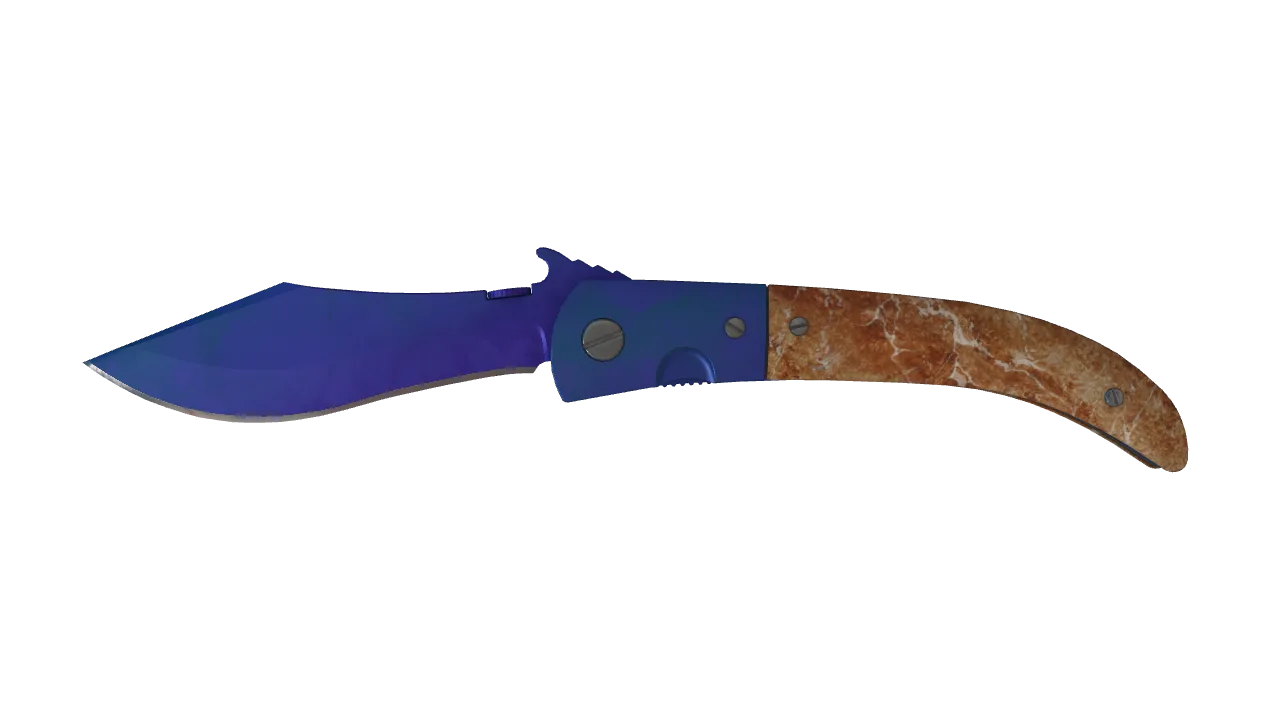Navaja Knife | Doppler (Sapphire) seed #219, front