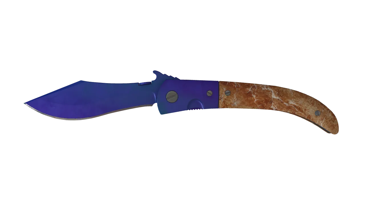 Navaja Knife | Doppler (Sapphire) seed #239, front