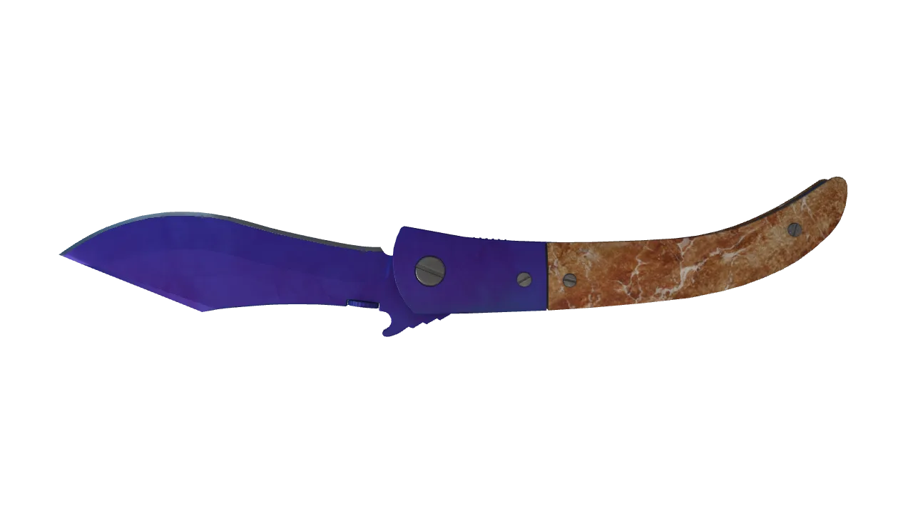 Navaja Knife | Doppler (Sapphire) seed #242, back