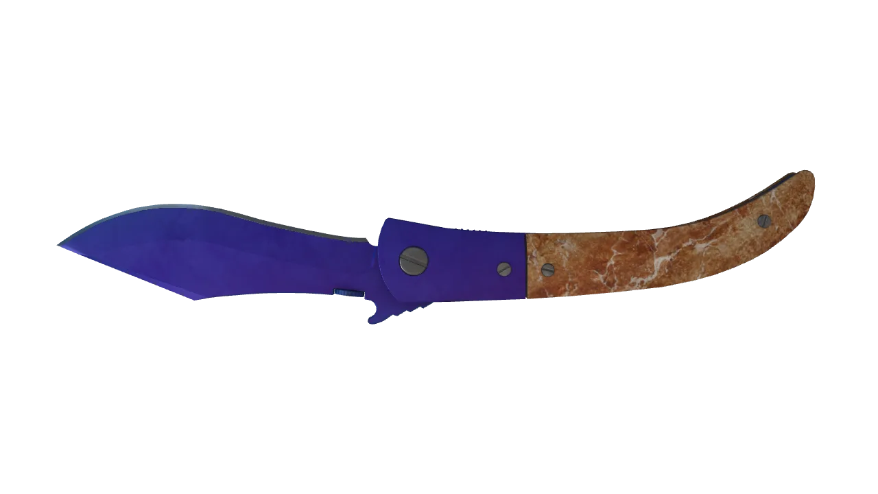 Navaja Knife | Doppler (Sapphire) seed #244, back