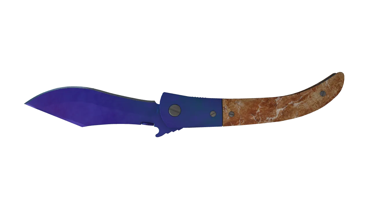 Navaja Knife | Doppler (Sapphire) seed #347, back