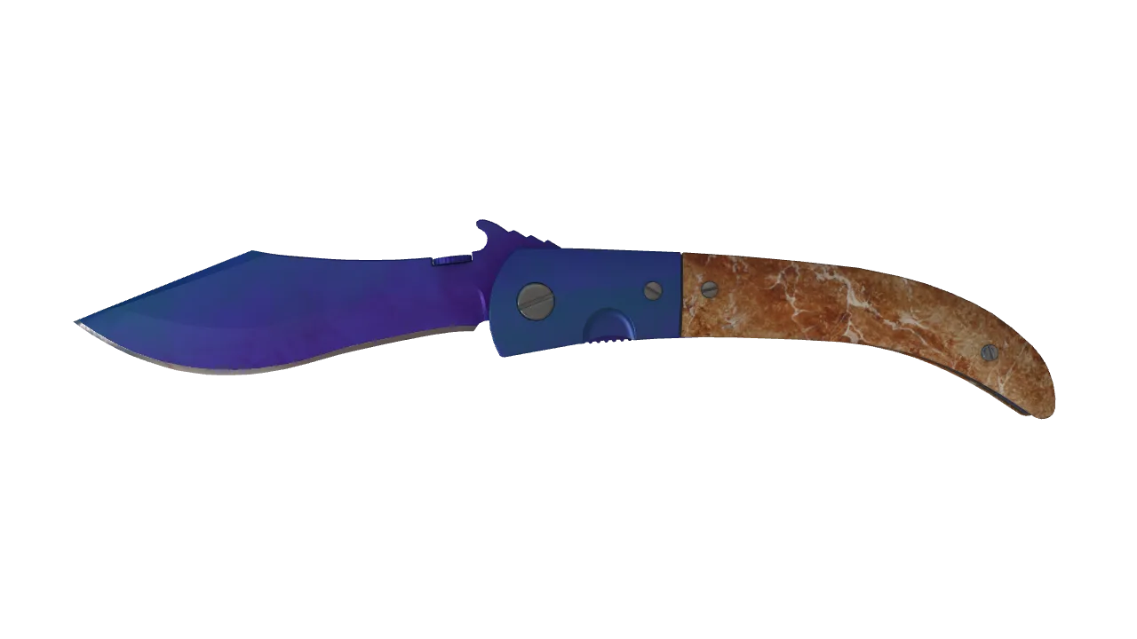 Navaja Knife | Doppler (Sapphire) seed #380, front