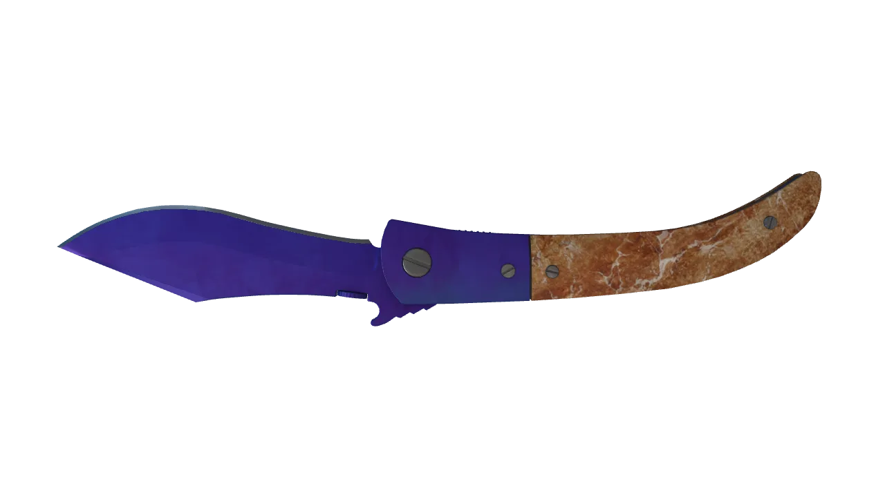 Navaja Knife | Doppler (Sapphire) seed #420, back