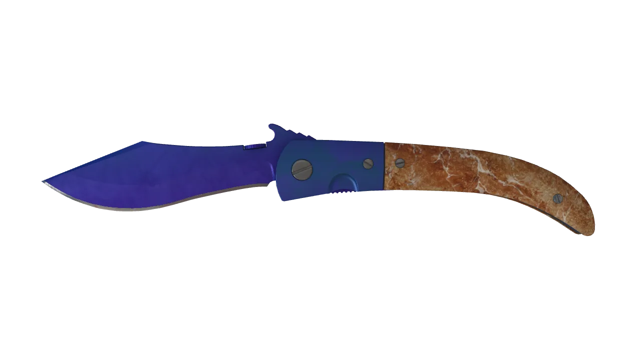 Navaja Knife | Doppler (Sapphire) seed #420, front