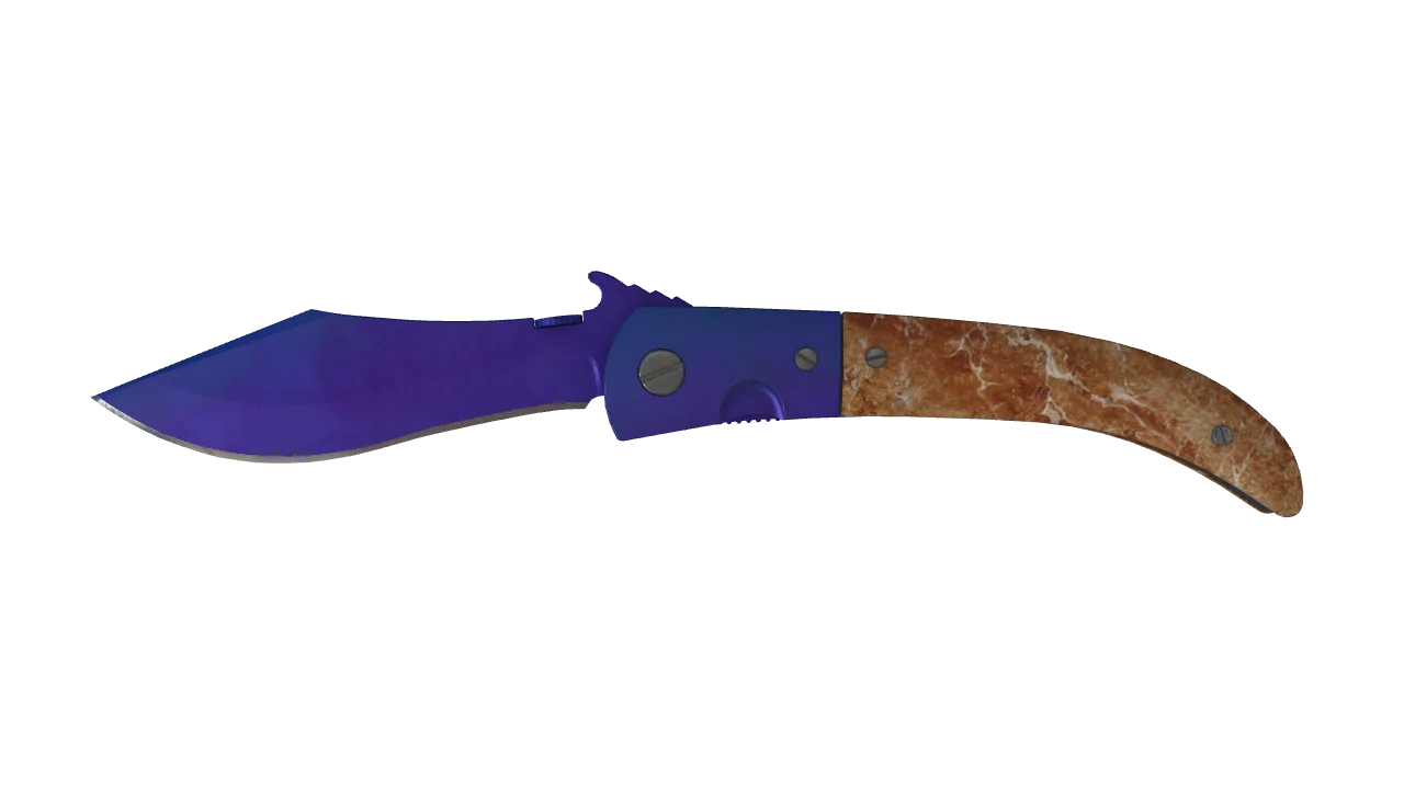 Navaja Knife | Doppler (Sapphire) seed #428, front